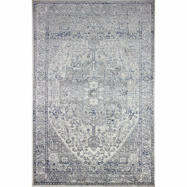 Bashian 5 ft. 1 in. x 7 ft. 6 in. Sevilla Collection Polypropylene & Polyester Power Loom Area Rug Beige S234-BE-5X7.6-SV2003